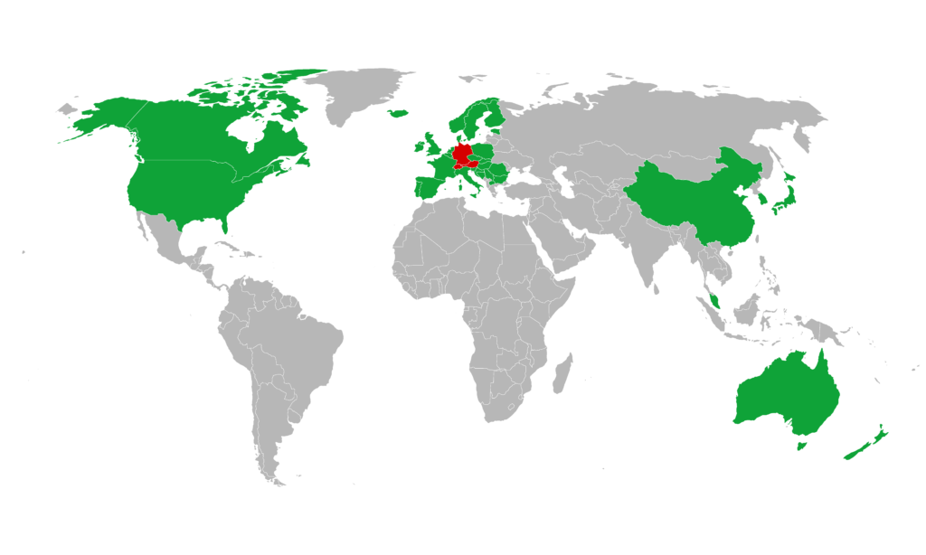 Distribution Partners Countries